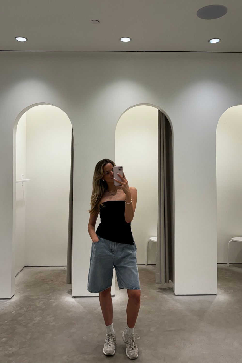 kateborisova's post featuring OAK AND FORT, New Balance. Feeling 