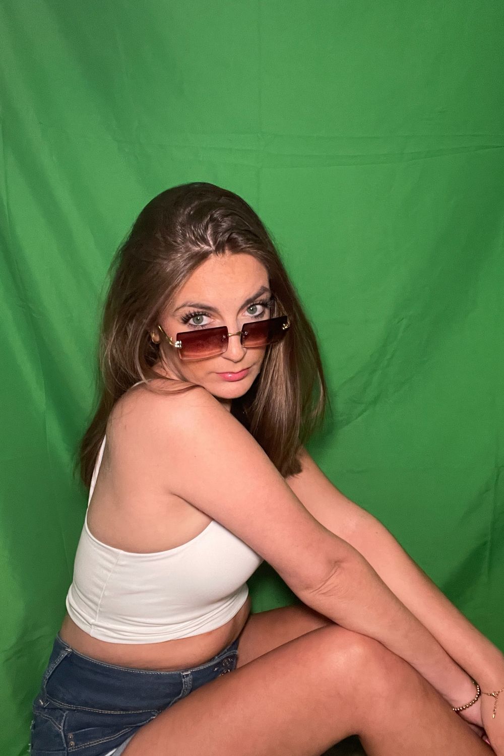 Post featuring Women's WannaBettaButt 3 Button Cuffed Denim Shorts