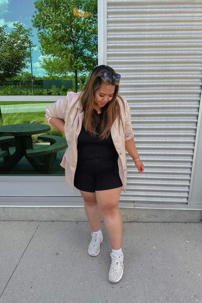 sydneycatherine's fit featuring SHEIN, Reitmans, New Balance, HUE, Ray-Ban | 608792b28296ac83a0251352, 608f71297242cabb012a30e2, 608f75cc7242cabb012a30f5, 608f75cc7242cabb012a30f6, 608f7b607242cabb012a3101, 60a6a9ff2b6a86b148643a2b