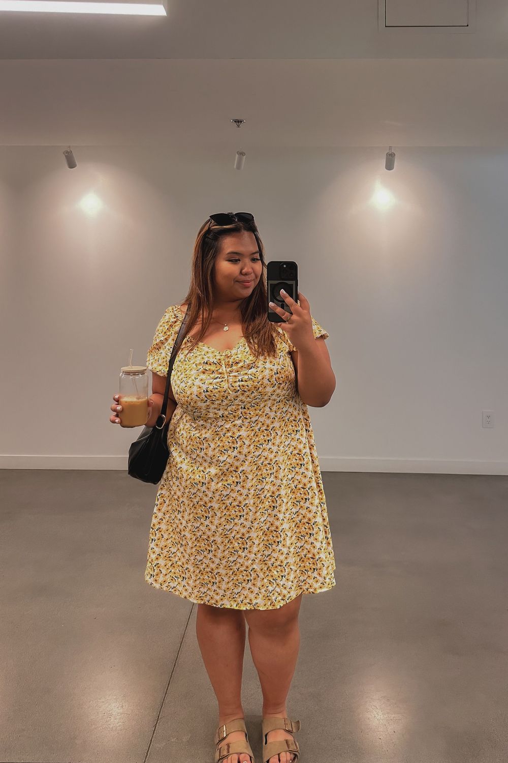 sydneycatherine's post featuring SHEIN, Birkenstock, Amazon Basics, Ray-Ban. Feeling summer, cute, trendy, casual, chic, ootd, feminine, romantic