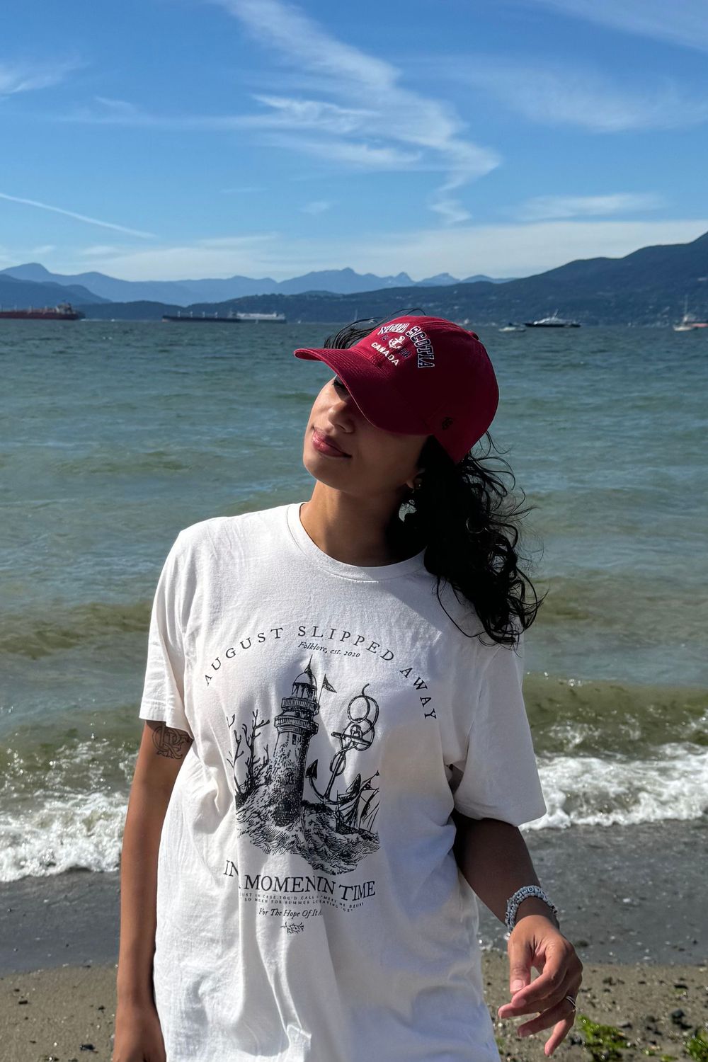 Post featuring August Slipped Away Nautical Lighthouse Tee