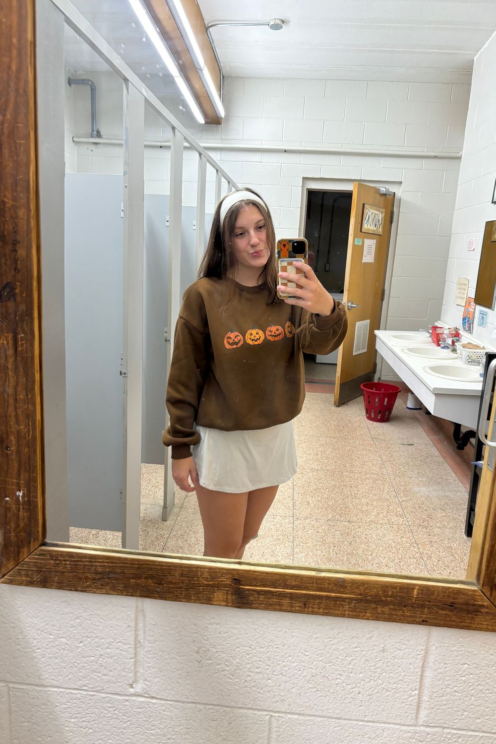 abbeyk's post featuring TEMU, Shop Dressr, Garage. Feeling cute, casual, ootd, preppy, comfortable, fall