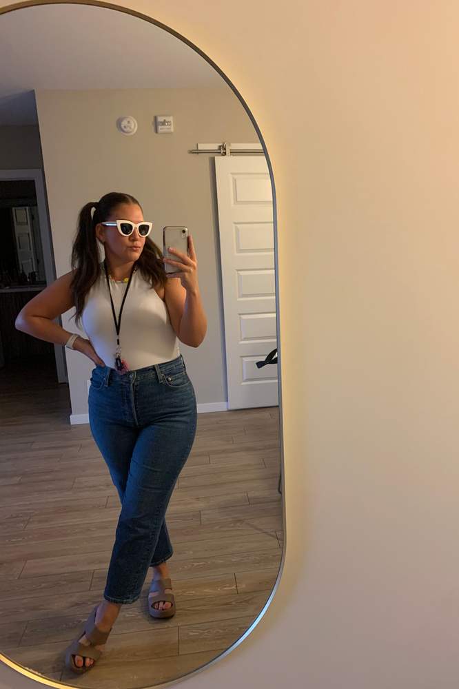 Thebrittanyb's fit featuring Crocs, Levi's, Amazon Basics, Apple, Dynamite | 6058c05ca89de8060b148389, 6058c275a89de8060b148395, 608792b28296ac83a0251352, 608e0e4d32acb98ea46e05a3, 60a5c23a2b6a86b14864396a, 60a5c6b12b6a86b148643981, 60a6a9ff2b6a86b148643a2b, 60ac66ed21907d2896abc959, 6058e0a4c4f08b3ec55973c0, 6087743a32ece073ea5767b6