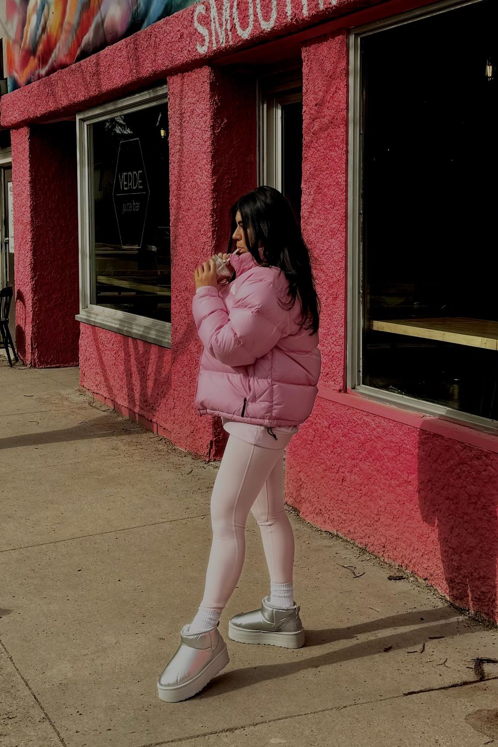 estefania's post featuring Lululemon, UGG, The North Face. Feeling 