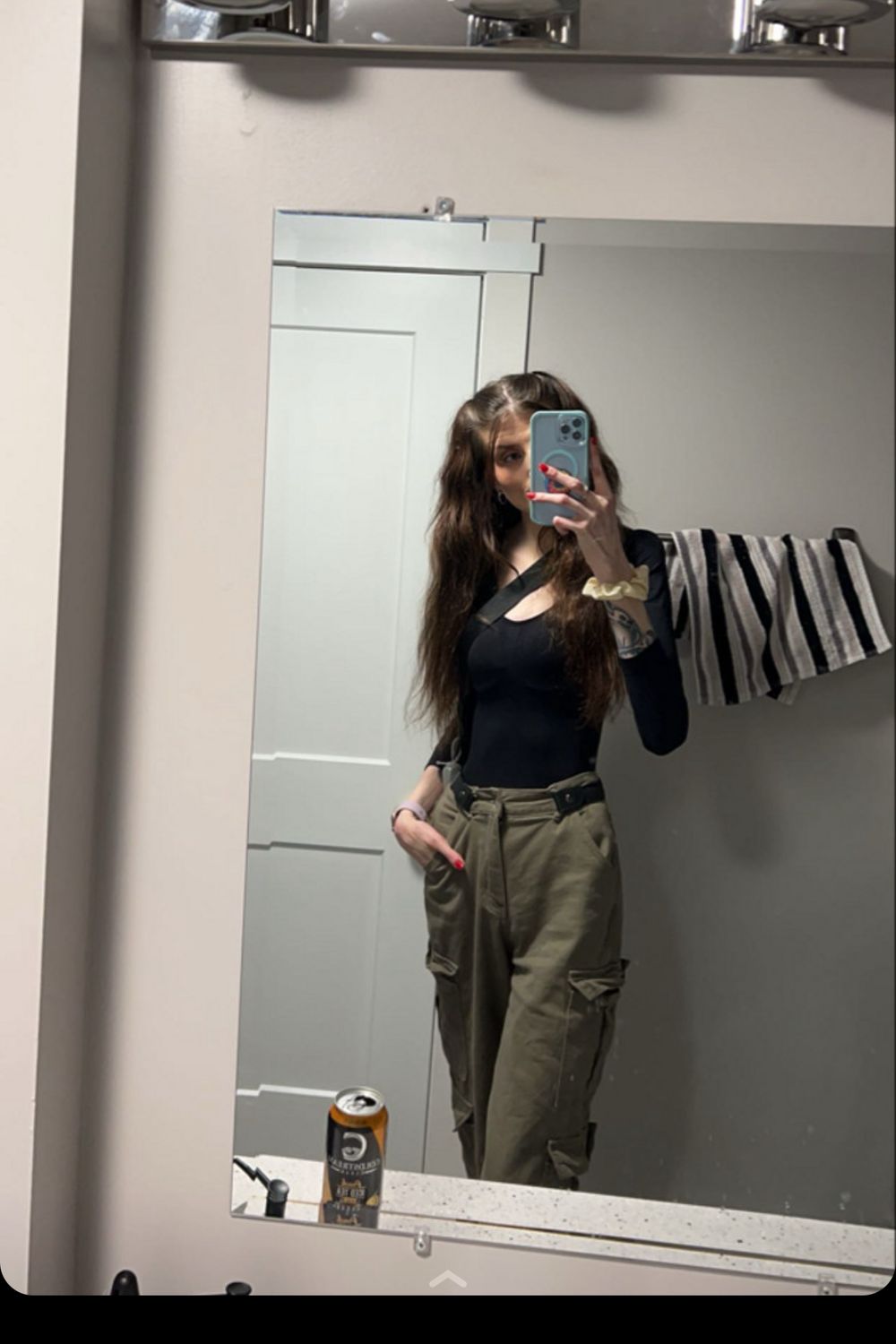 Post featuring SKIMS Essential Long Sleeve Scoop Neck Bodysuit | Black | 4X/5X | Essential Bodysuits