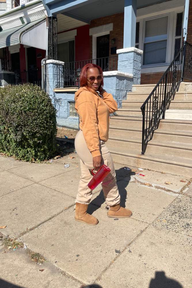 TerriaMarshee's fit featuring UGG, Fashion Nova, Chloe | comfortable, cute, feminine, relaxed, streetwear, trendy