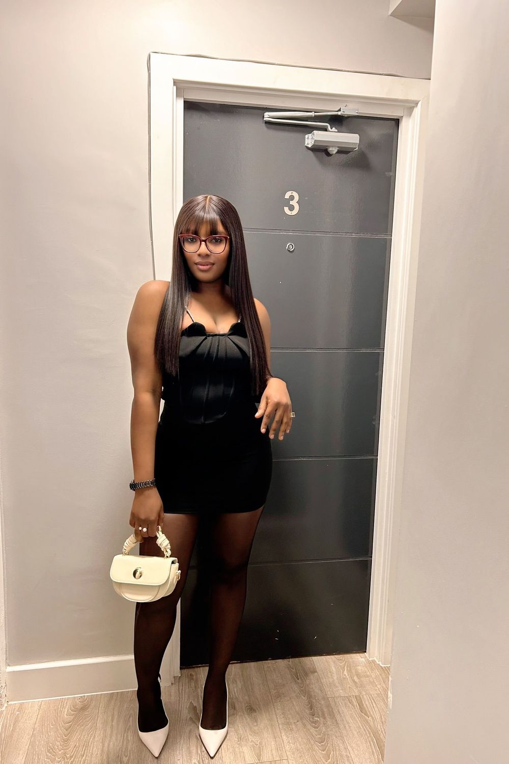 Post featuring Black Heart Cup Embellished Strap Mini Dress