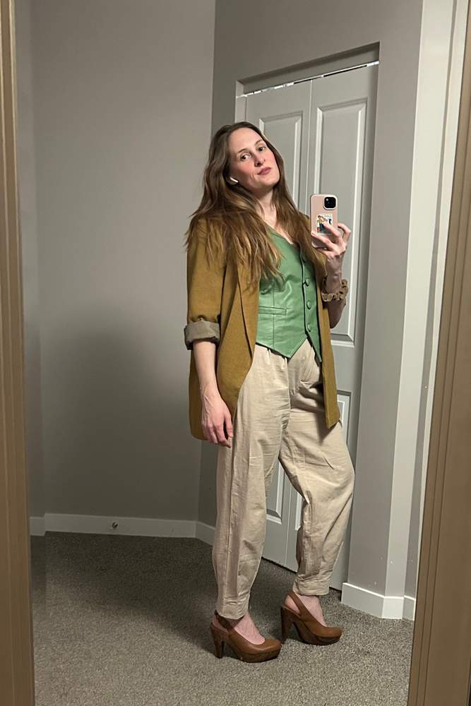 DaniTrics's fit featuring Danier, ASOS, Amazon Basics