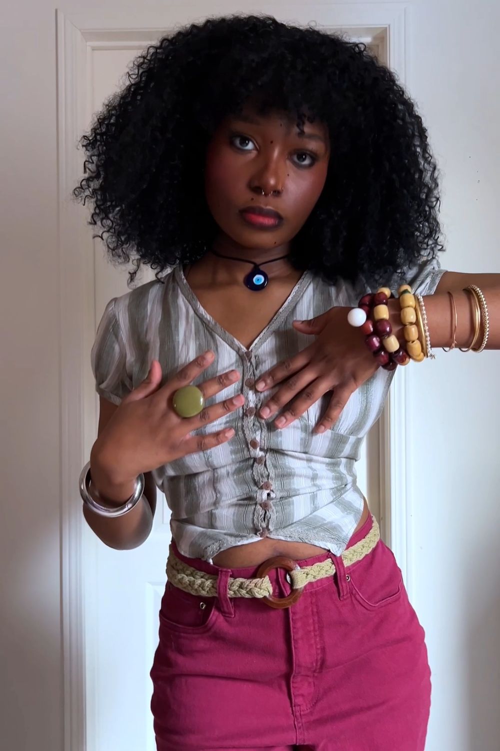 Post featuring EDIKTED Roman Slouchy Wide Leg Jeans in Burgundy at Nordstrom, Size X-Large