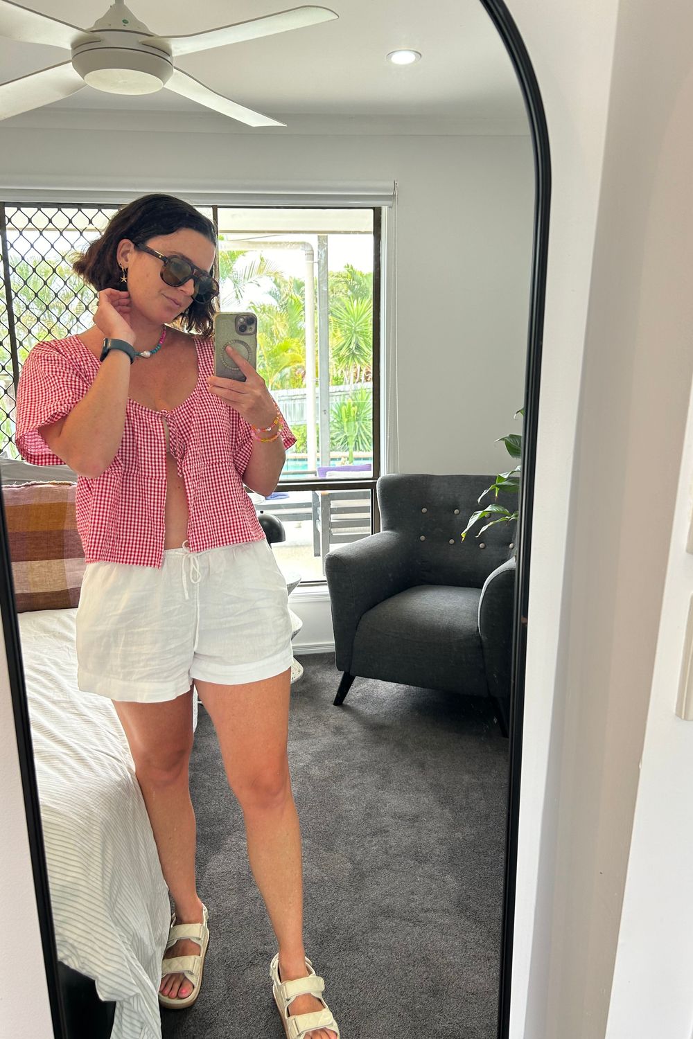 Post featuring The Sea & I Smock Top Red