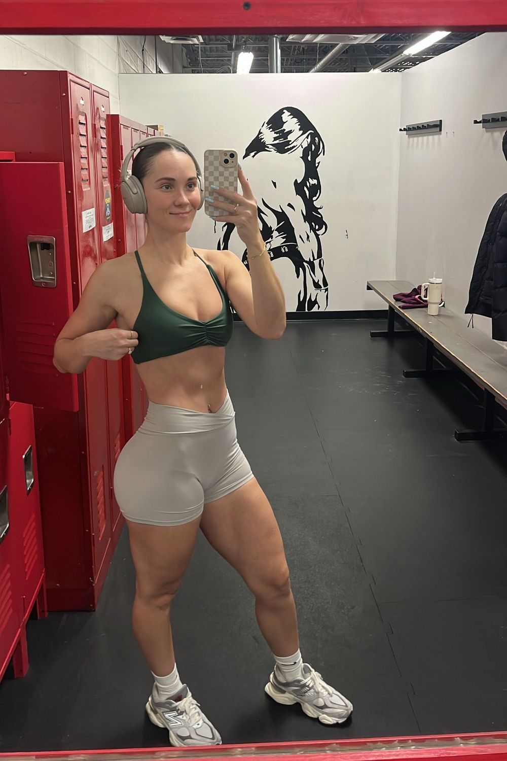 Post featuring Sienna Alura Sports Bra - Dark Green