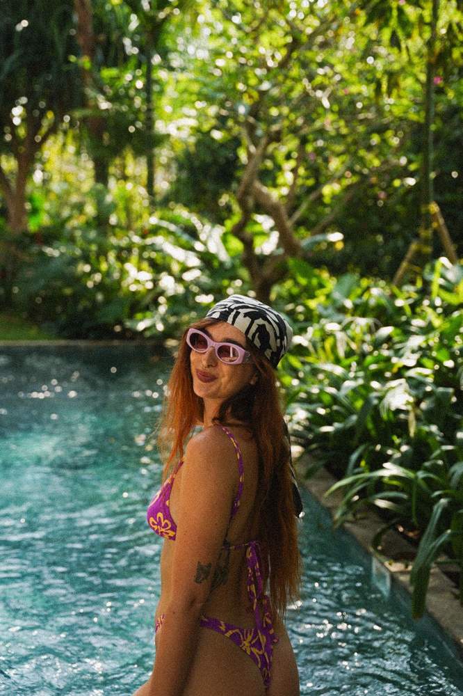 Monova's review for Buffy Thong Bikini Pant - Castaway Purple (Recycled Nylon)