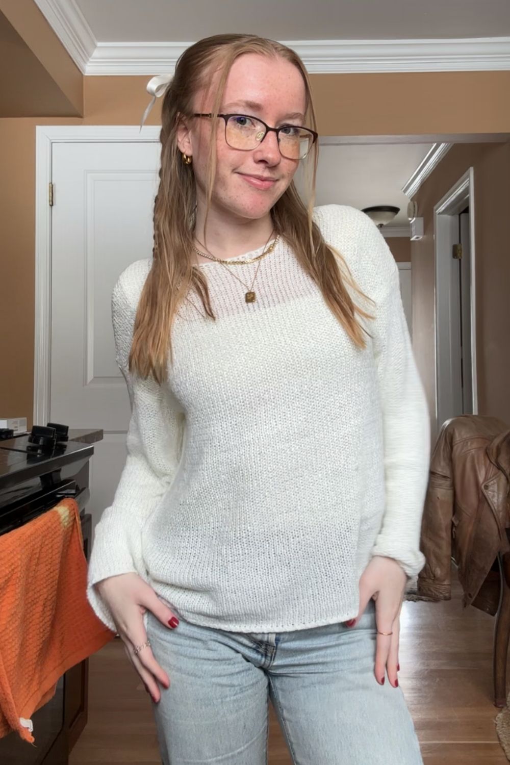 Post featuring Drop Shoulder Light Knit Sweater