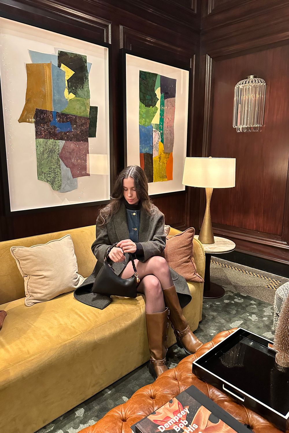 Post featuring Denim Peplum Vest With Shorts Set