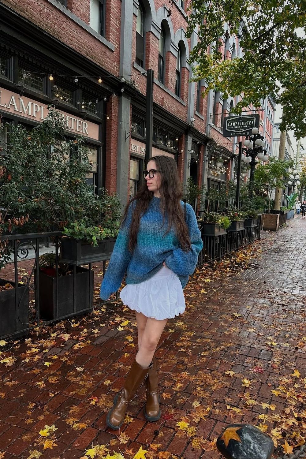 Post featuring High-Waist Bubble Mini Skirt