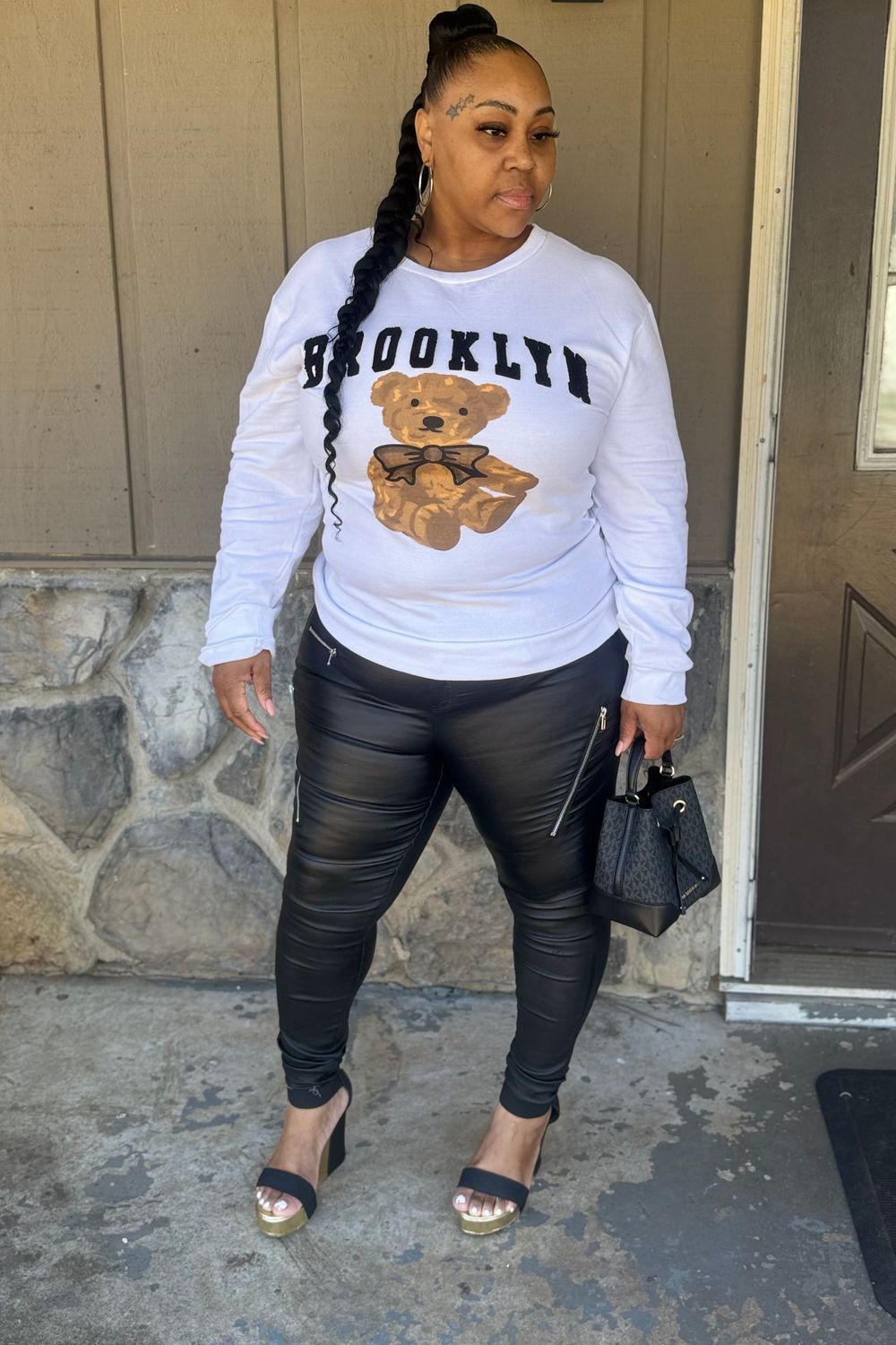 Post featuring Plus Size Teddy Bear Chenile Graphic Sweatshirt
