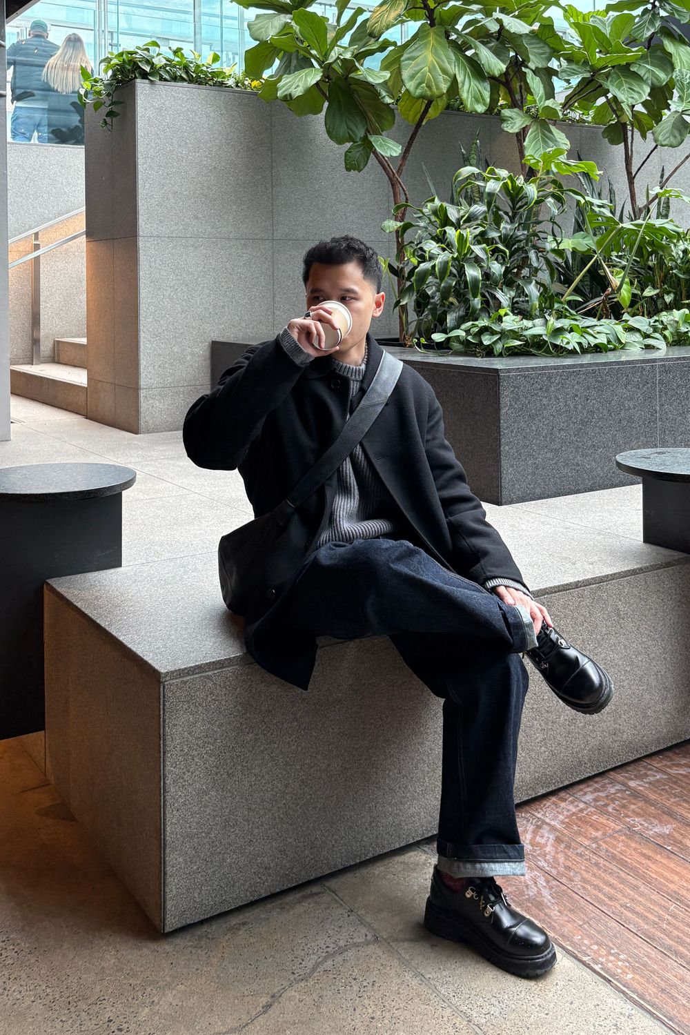 Post featuring Merino Knit Sweater - Grey