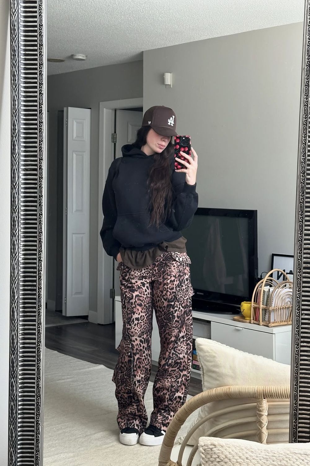 Post featuring Greedy Cargo Pants - Leopard