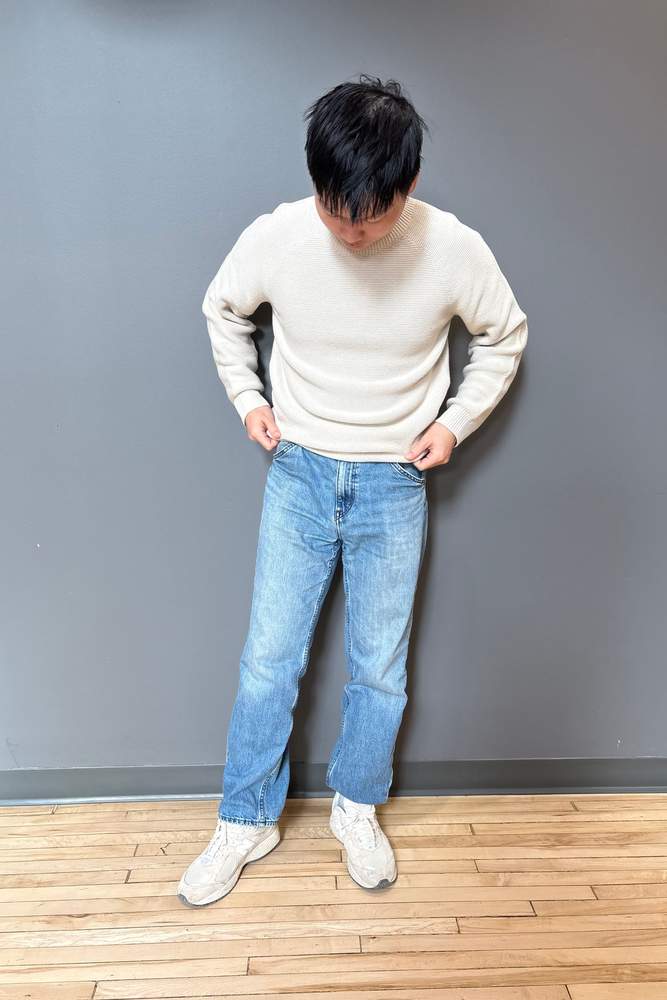 JamesPham1802's review for Uniqlo - Wide Straight Jeans - Light Grey