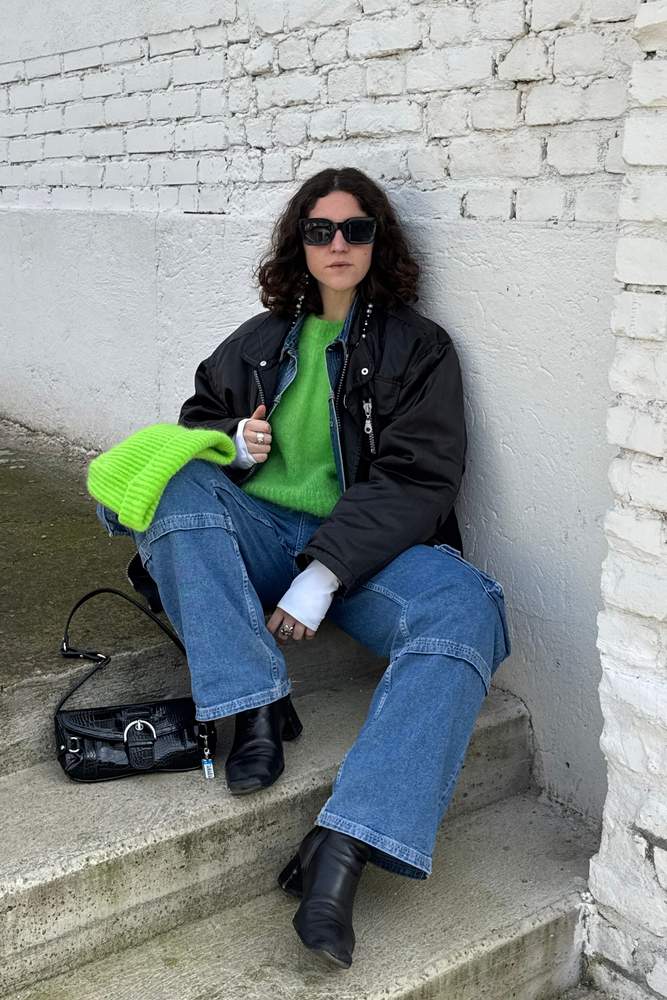 Tatianasancassani's fit featuring Bershka, & Other Stories, Levi's