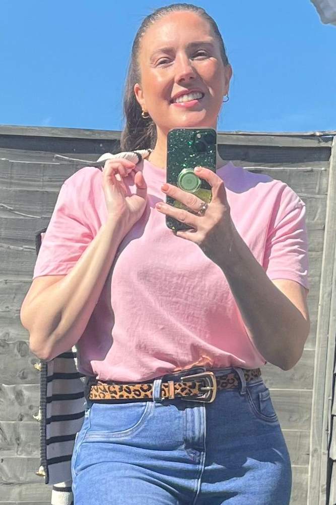 JodieJ's review for Bright Pink Short Sleeve Crew Neck T-Shirt