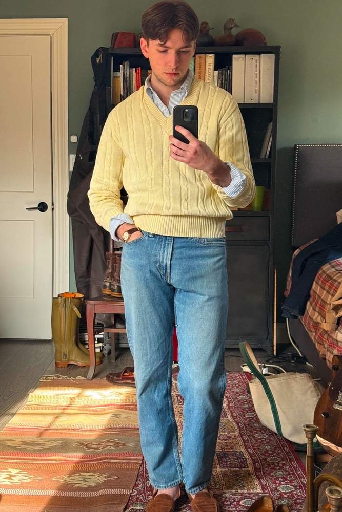 thebonacker's fit featuring Levi's, Brooks Brothers