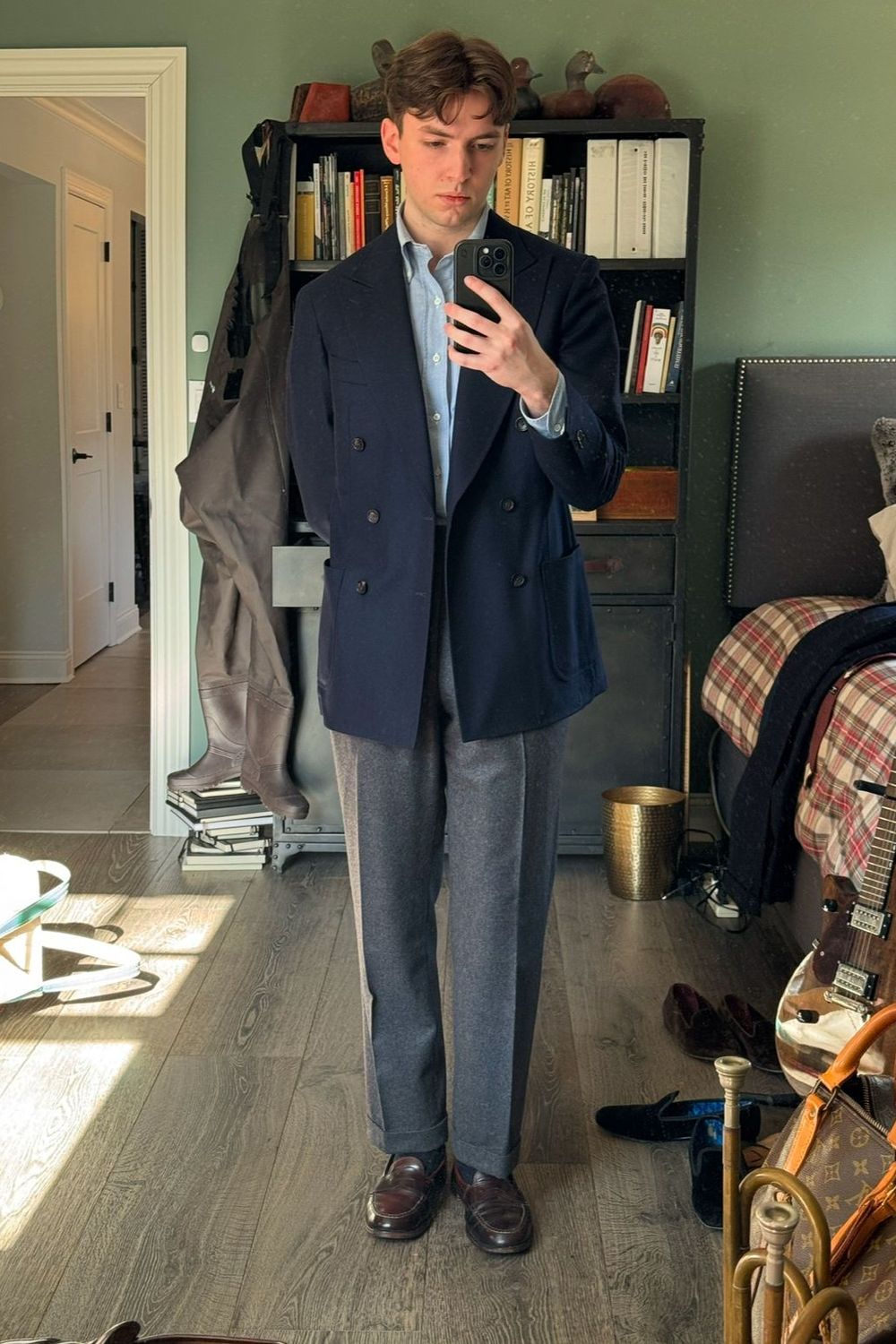 Post featuring 986 Leisure Handsewn Penny Loafer LHS (Color 8 Shell Cordovan) Limited To Stock On Hand