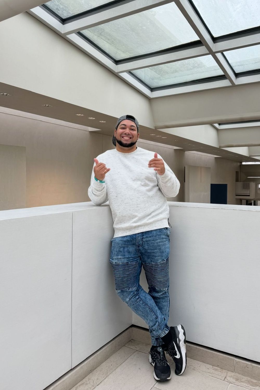 Post featuring Grey Crew Neck Sweatshirt