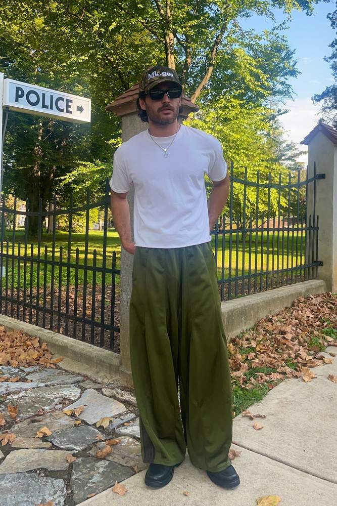 treywindsor's review for Needles H.D. Poly Smooth  Track Pant - Olive on Garmentory