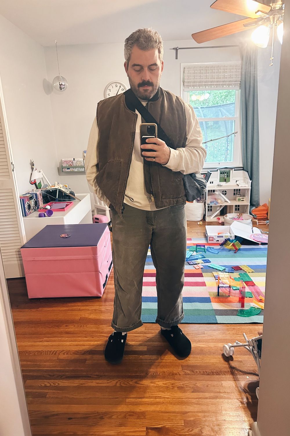 Post featuring Relaxed Fit Firm Duck Insulated Rib Collar Vest