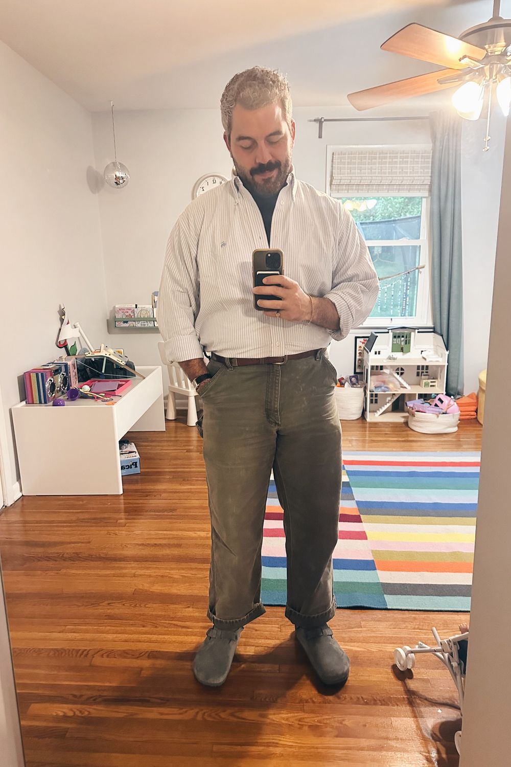 whatdadwears's post featuring Birkenstock, Carhartt, Brooks Brothers. Feeling 