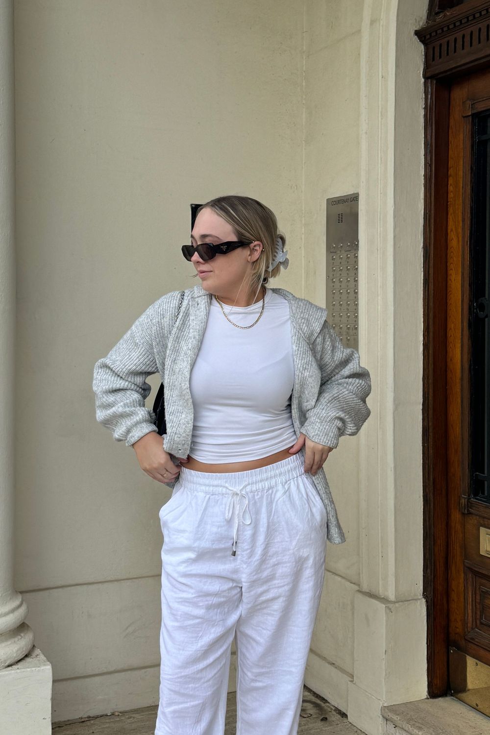 Post featuring Slate Gray Lenses Prada Symbole Sunglasses | PRADA