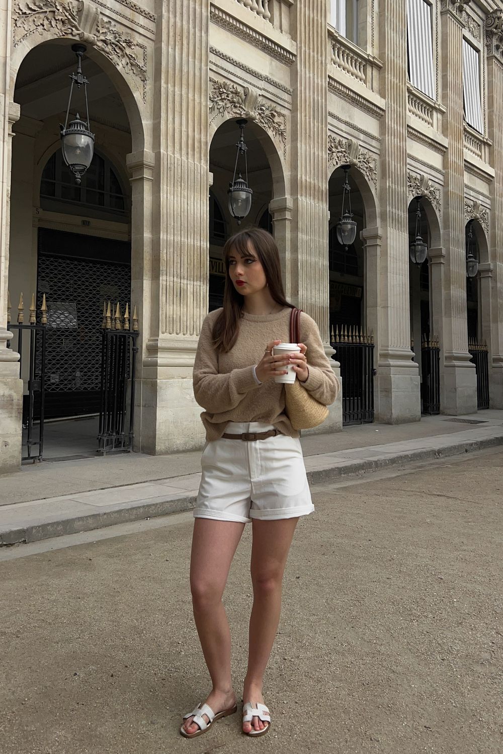Post featuring SLOAN WHITE LINEN BLEND SHORT