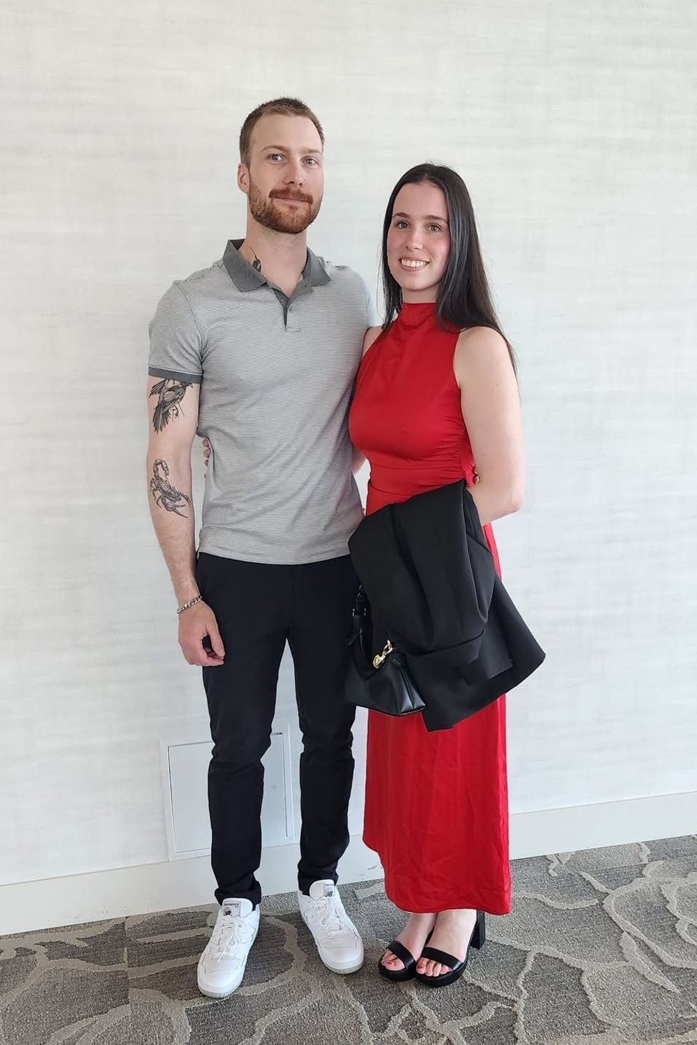 Post featuring Cowl Neck Satin Back Cross Long Dress