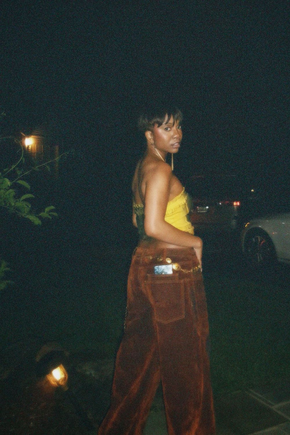 Post featuring VALERIE VELVET EFFECT WIDE LEG PANT