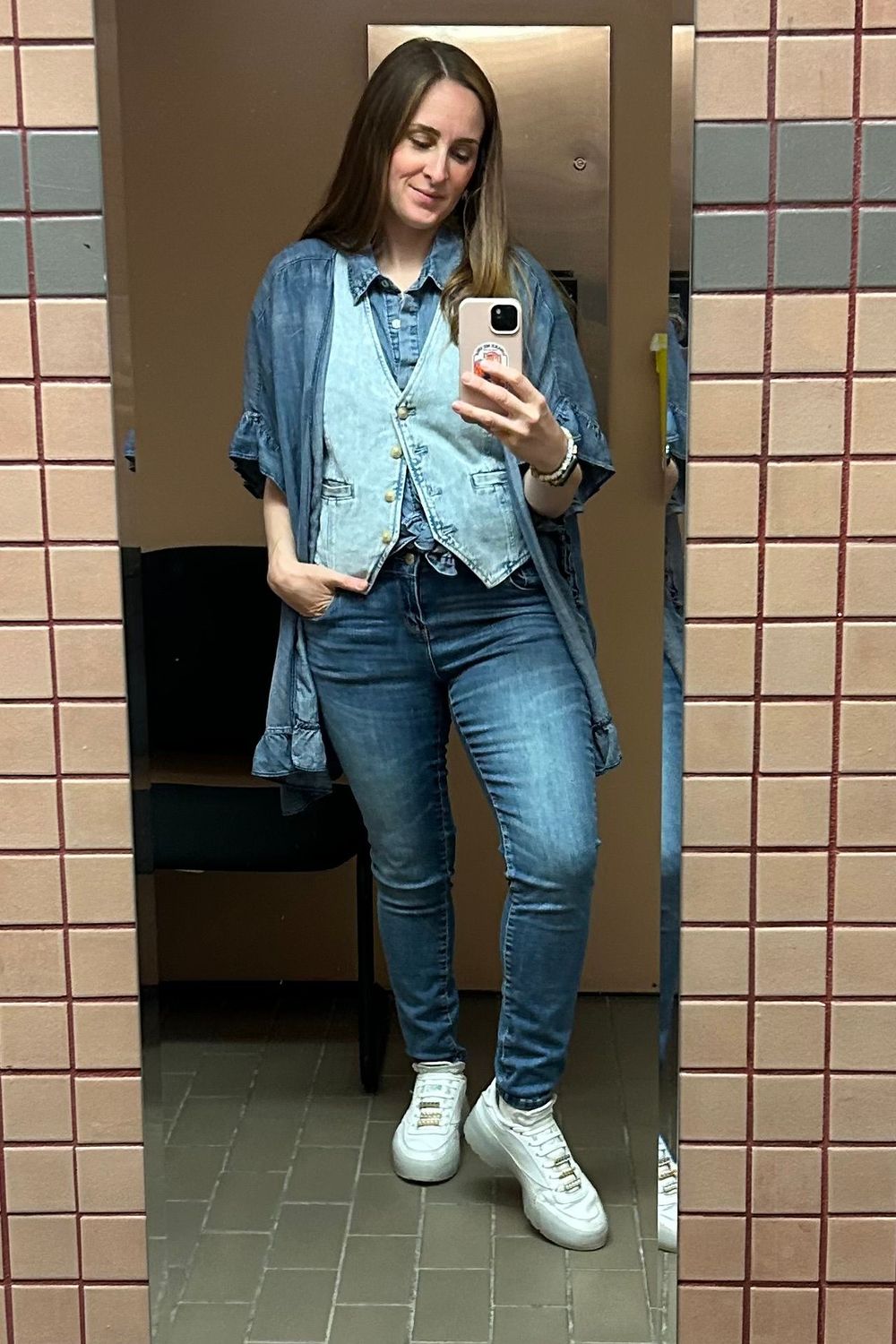 Post featuring Robbie Denim Jacket - Blue