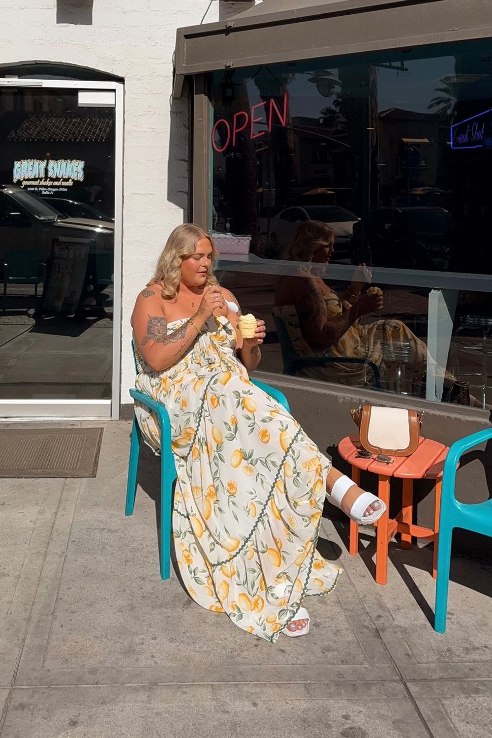 Post featuring Selena Chiffon Maxi Dress - White/combo