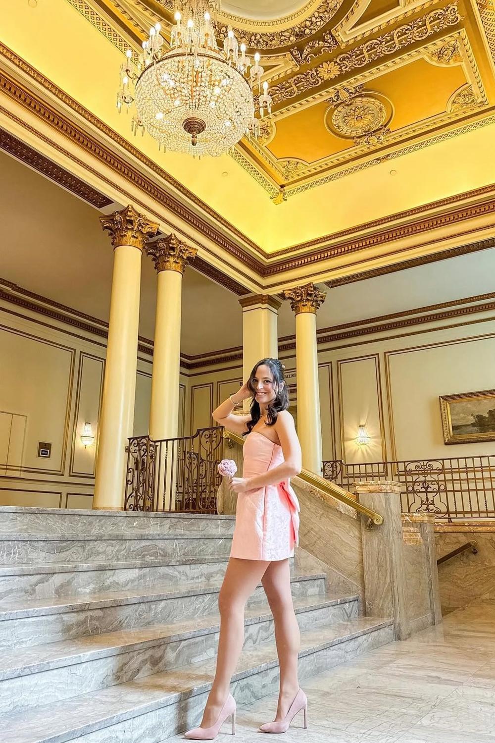 Post featuring Elenora Mini Dress - Blush