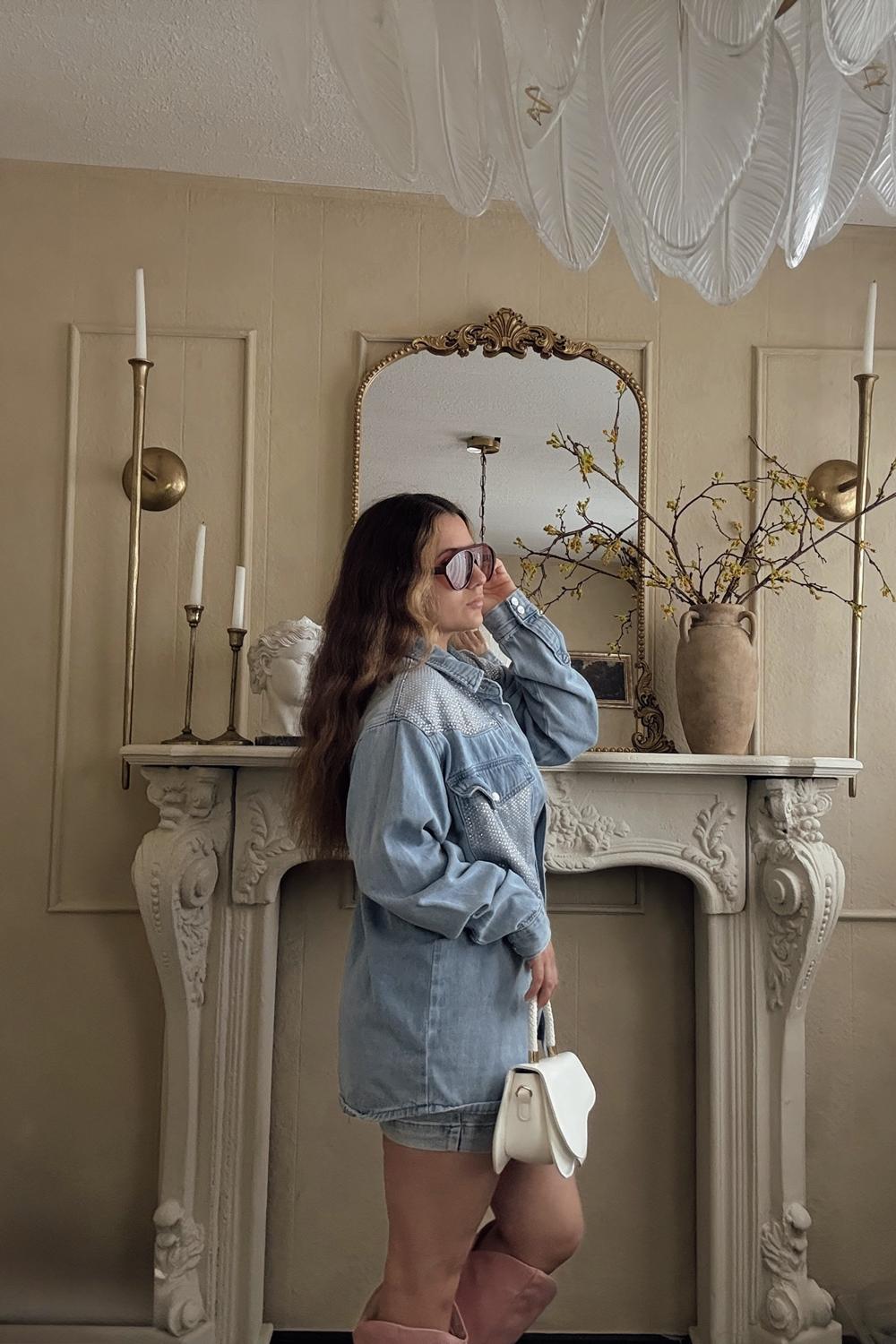 Post featuring Rossi Snatched Shorts (Light Denim)