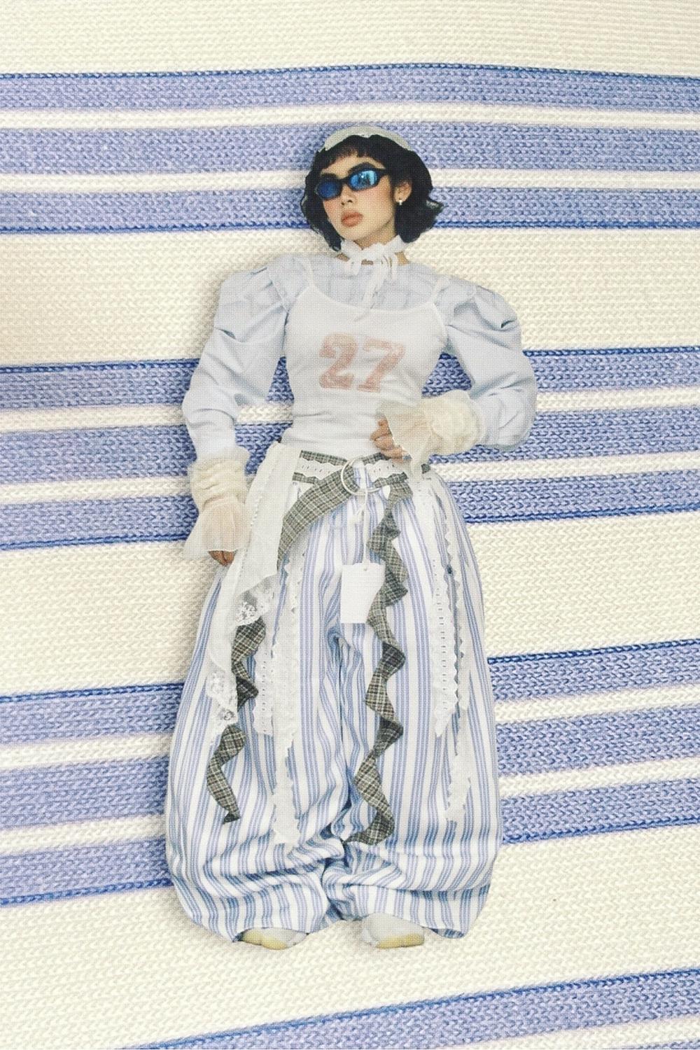 Post featuring Aelfric Eden Stripe Super Baggy Barrel Sweatpants