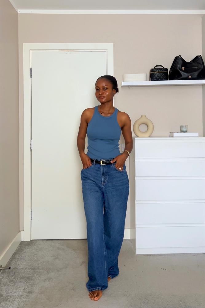 FaidahHanz's review for Pull&Bear skater fit jeans in light blue