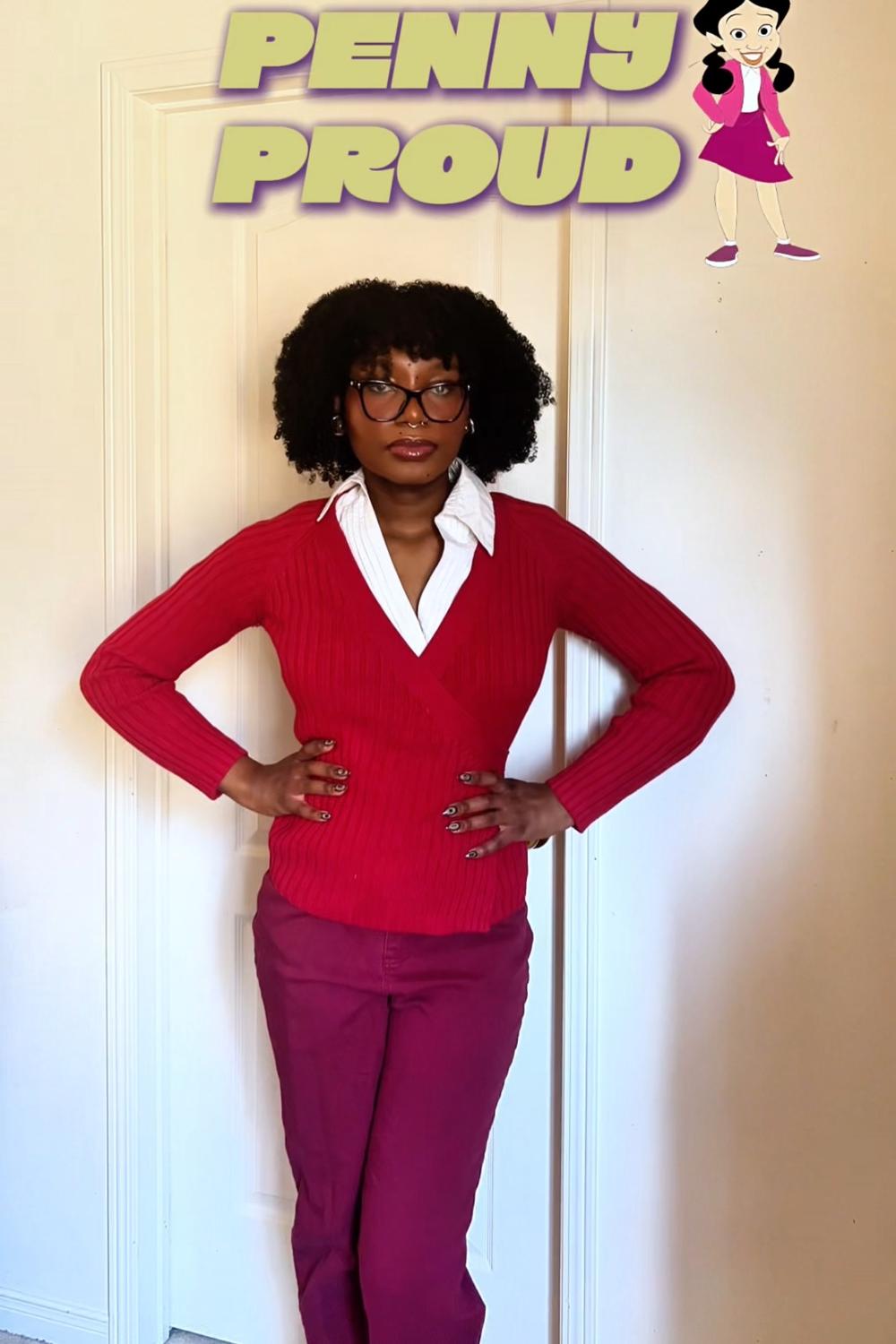 Post featuring EDIKTED Roman Slouchy Wide Leg Jeans in Burgundy at Nordstrom, Size X-Large