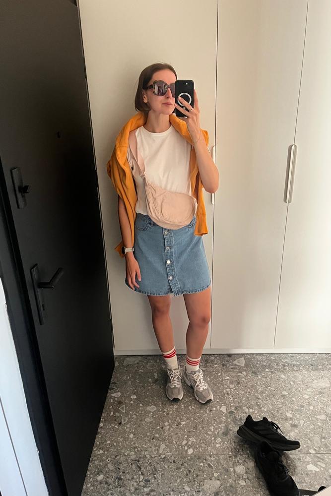 Natpyz's fit featuring Noisy may, Uniqlo, New Balance, H&M, Massimo Dutti