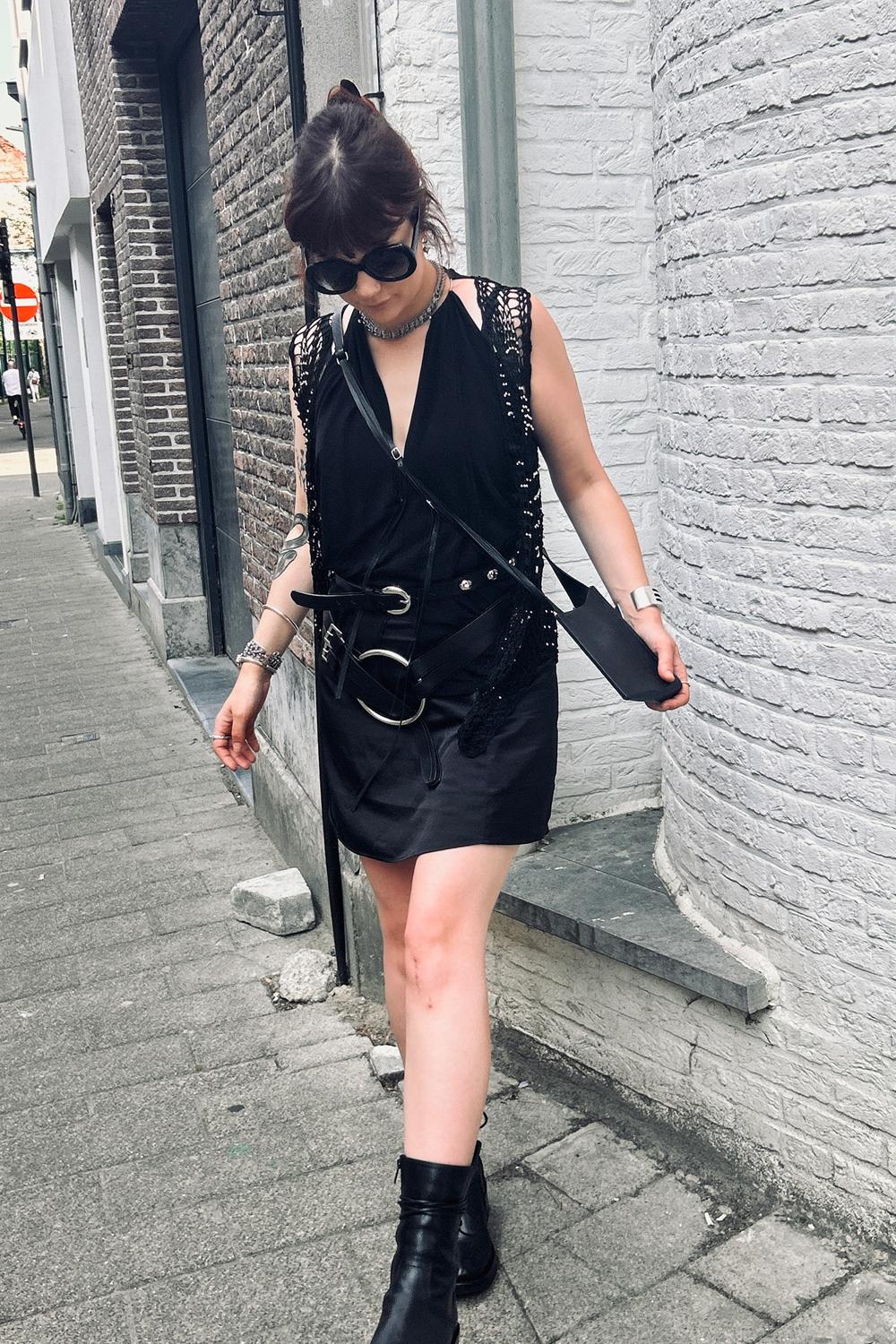 Fleuriv's post featuring Plein Sud, Ann Demeulemeester, Monki. Feeling summer, chic, ootd