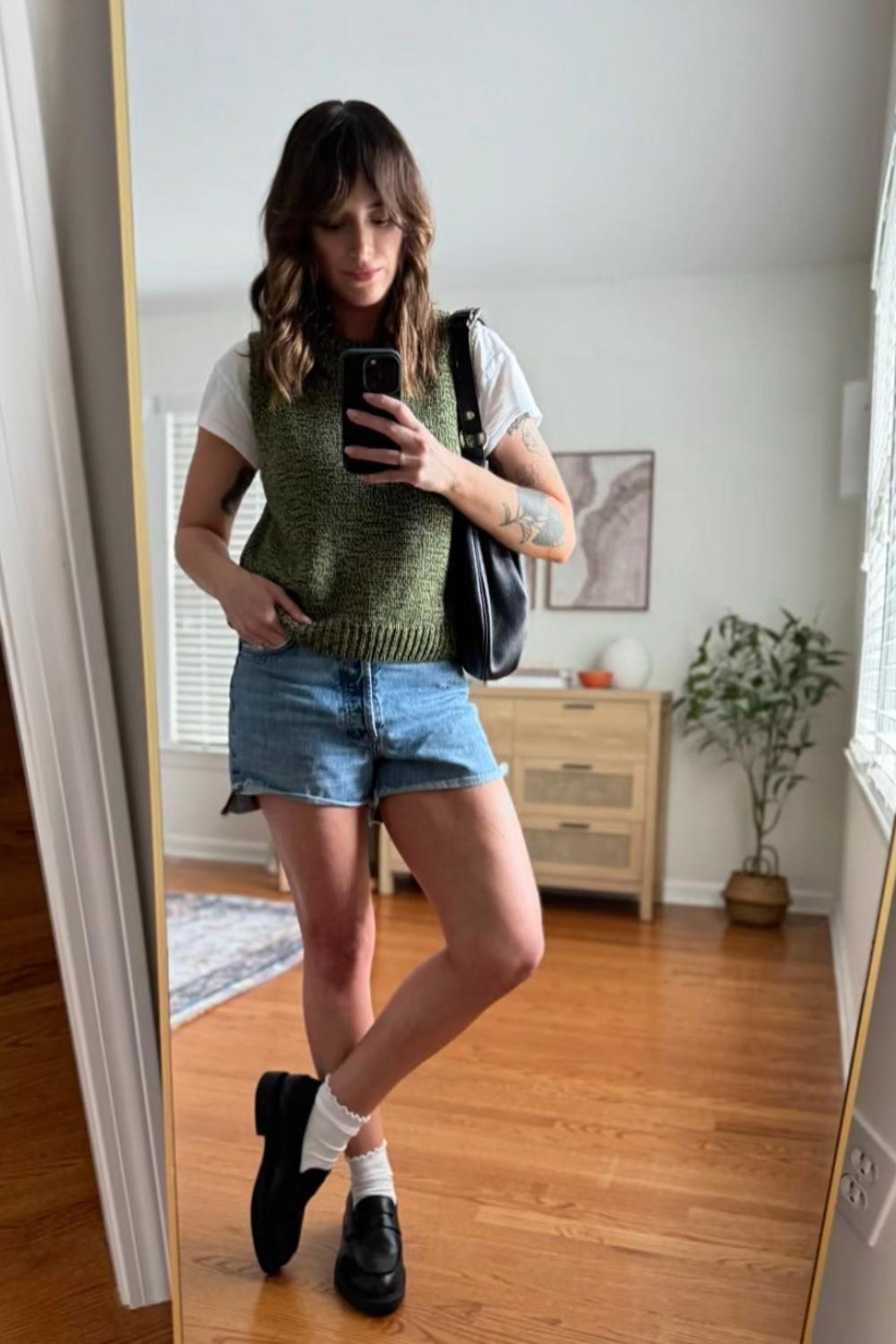 Post featuring Neat Mouline Wool Tank | Thorn Green Marl
