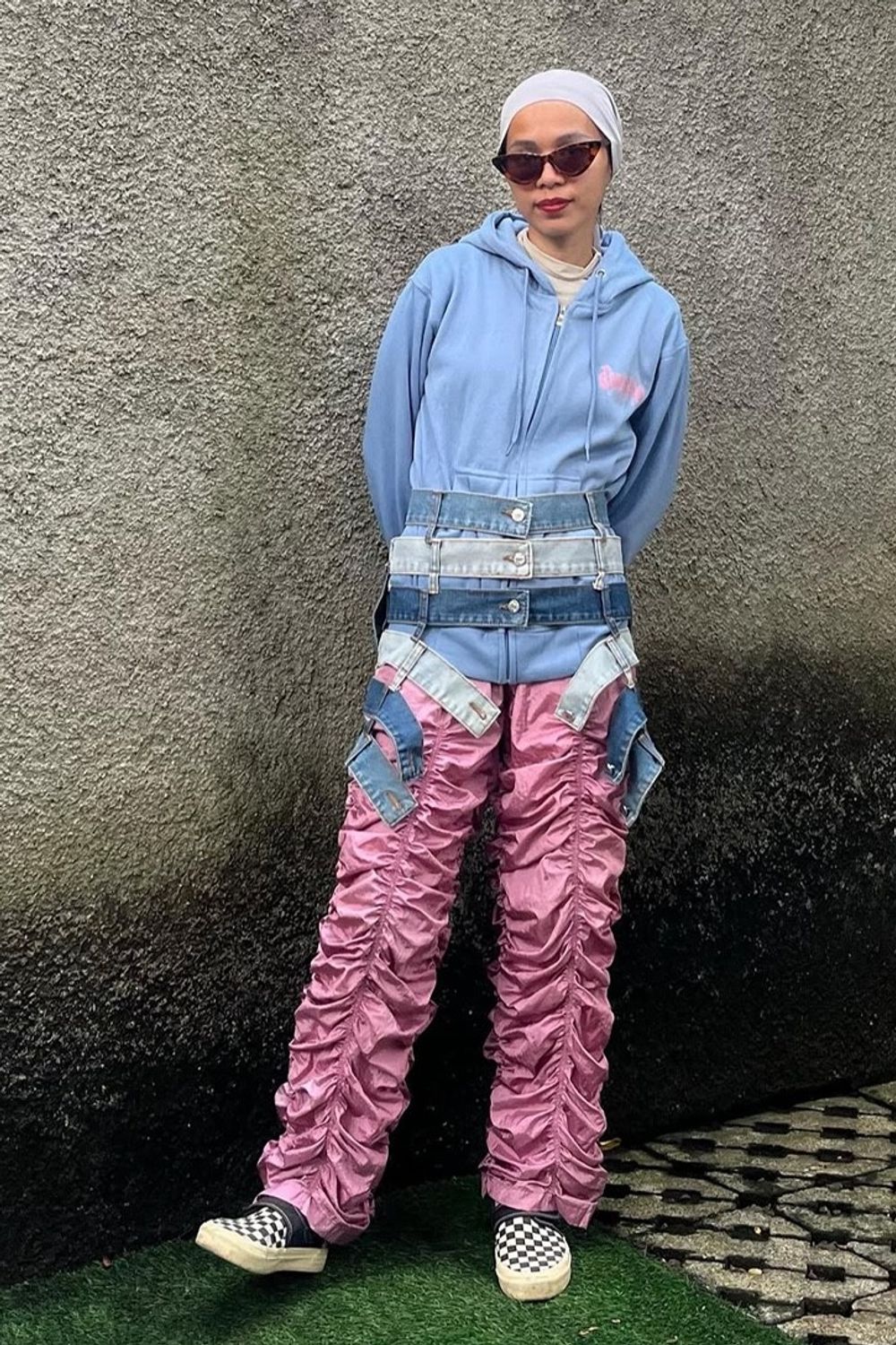Post featuring Dusty Pink Swirl - Track Pants