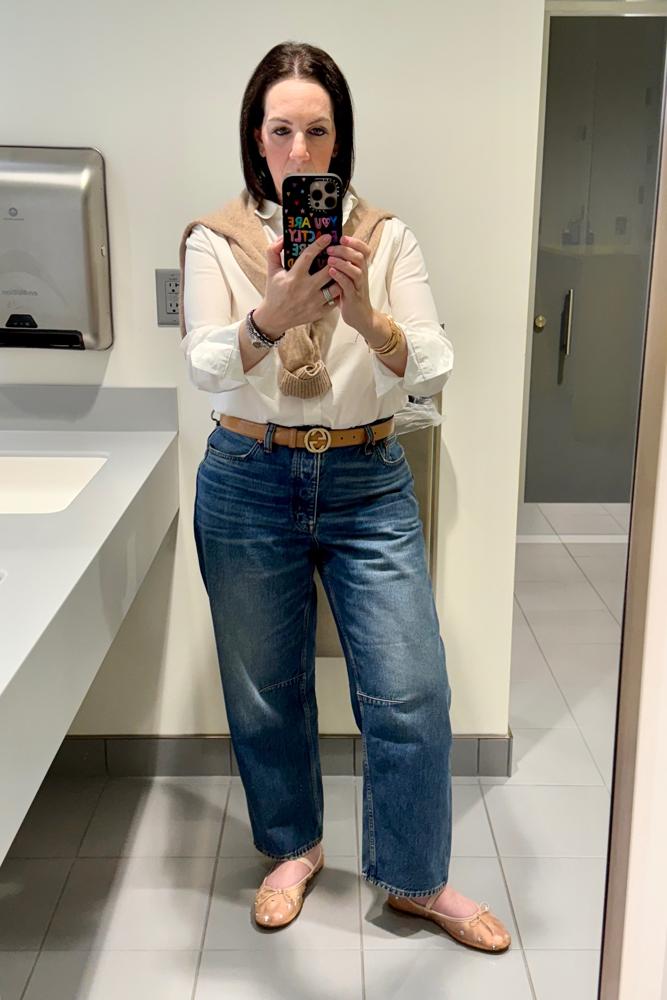 GAviv's fit featuring Madewell, Banana Republic, Caslon, Gucci | 6058c275a89de8060b148395, 608f71297242cabb012a30e2, 608f75cc7242cabb012a30f6, 608f7b607242cabb012a3101, 609845d5597ca1f6438835e9, 60a6a9ff2b6a86b148643a2b