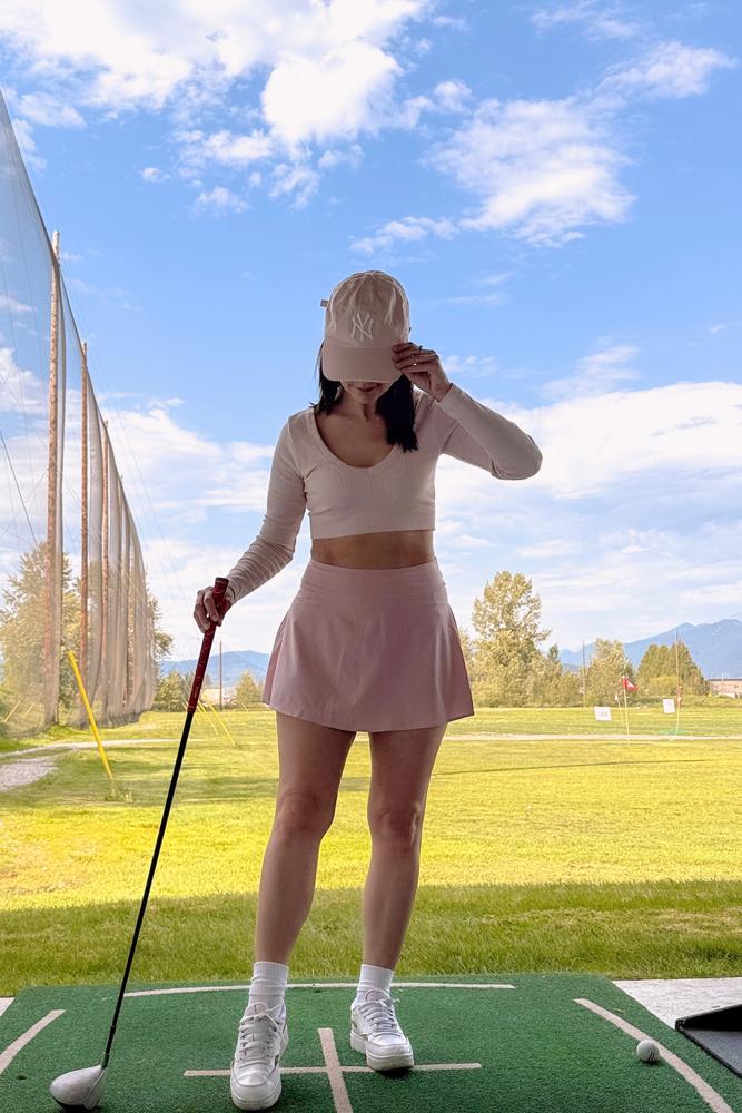 TessM's fit featuring Garage, Lululemon, Reebok