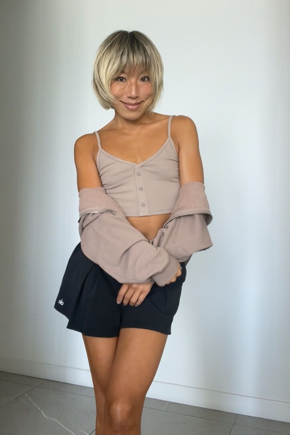Rin0711's post featuring Alo Yoga, Nike. Feeling summer, beach, relaxed, cute, trendy, chic, ootd, comfortable, feminine, romantic
