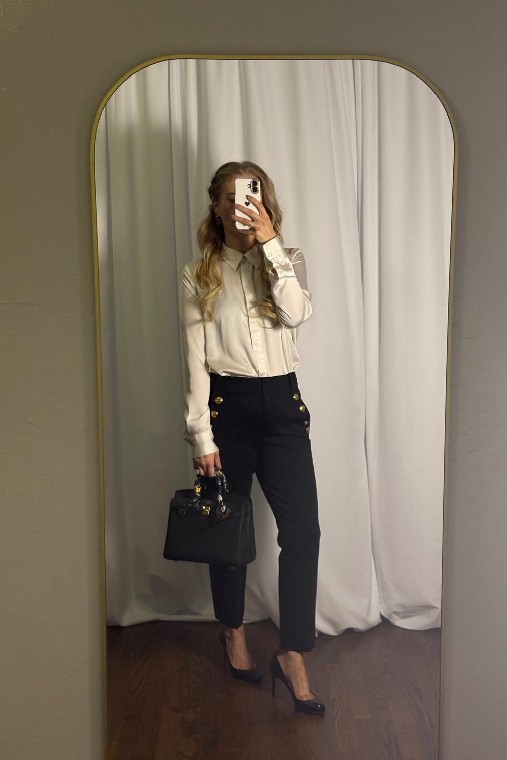 BusinessCasualOOTD's post featuring White House Black Market, Ann Taylor, Christian Louboutin. Feeling cute, businesscasual, trendy, chic, ootd, classic, preppy, feminine